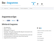 Tablet Screenshot of dico-anagrammes.com